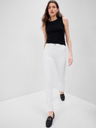 Höga vintage smala jeans