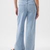 Högt stigande jeans med vida ben Högt stigande jeans med vida ben