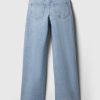 Högt stigande jeans med vida ben Högt stigande jeans med vida ben