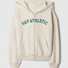Hoodie med dragkedja för barn, vintage Soft Gap Logo
