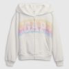 Hoodie med dragkedja för barn, vintage Soft Gap Logo