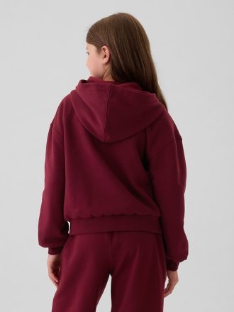 Hoodie med dragkedja för barn, vintage Soft Gap Logo