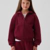 Hoodie med dragkedja för barn, vintage Soft Gap Logo