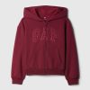 Hoodie med dragkedja för barn, vintage Soft Gap Logo