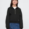 Hoodie med halv dragkedja för barn