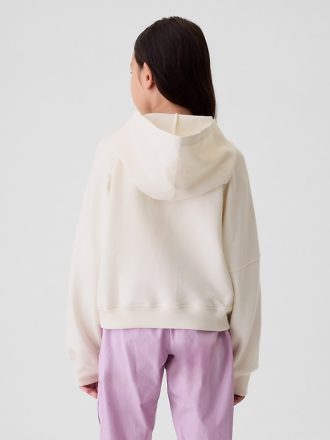 Hoodie med halv dragkedja för barn