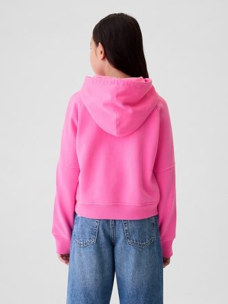 Hoodie med halv dragkedja för barn