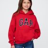 Hoodie med logotyp för barn i vintage mjuk hjärta