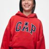 Hoodie med logotyp för barn i vintage mjuk hjärta