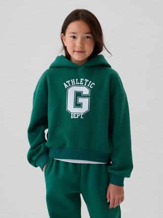 Hoodie med mjuk logotyp för barn