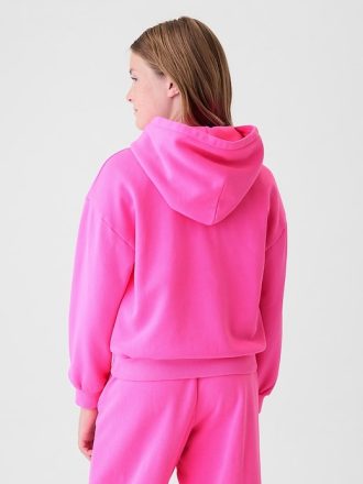 Hoodie med mjuk logotyp för barn