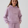 Hoodie med mjuk logotyp för barn