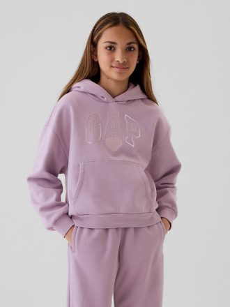 Hoodie med mjuk logotyp för barn
