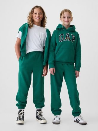 Hoodie med vintage mjuk atletisk logotyp för barn