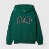 Hoodie med vintage mjuk atletisk logotyp för barn