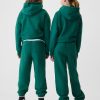 Hoodie med vintage mjuk atletisk logotyp för barn