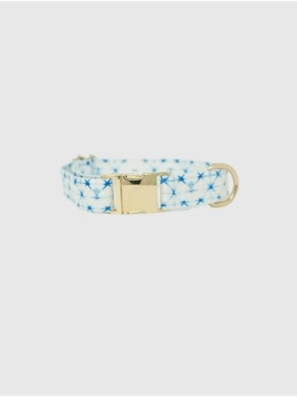 Hundhalsband med tryckt tyg
