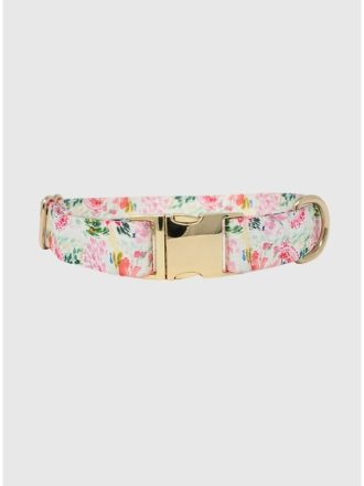 Hundhalsband med tryckt tyg