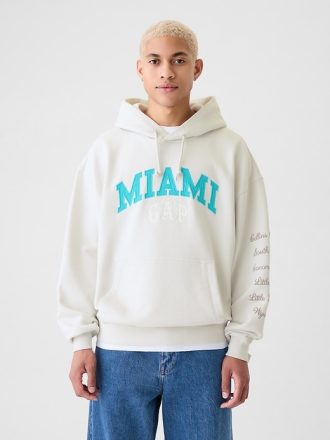 Huvtröja med logotyp från Gap Miami City