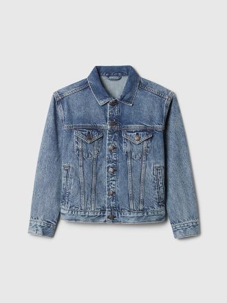 Ikon jeansjacka för barn i ekologisk bomull