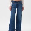 Jeans med vida ben i låga ben Jeans med vida ben i låga ben