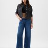 Jeans med vida ben i låga ben Jeans med vida ben i låga ben