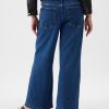 Jeans med vida ben i låga ben Jeans med vida ben i låga ben