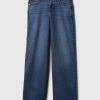 Jeans med vida ben i låga ben Jeans med vida ben i låga ben