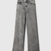 Jeans med vida ben med hög resning Jeans med vida ben med hög resning