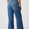 Jeans med vida ben med hög resning Jeans med vida ben med hög resning