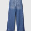 Jeans med vida ben med hög resning Jeans med vida ben med hög resning
