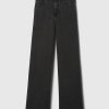 Jeans med vida ben med hög resning Jeans med vida ben med hög resning