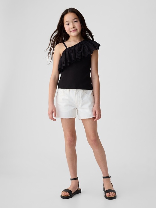 Jeansshorts för barn med låga steg Jeansshorts för barn med låga steg