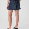 Jeansshorts i hög höjd för barn
