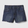 Jeansshorts i hög höjd för barn