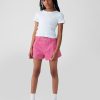 Jeansshorts i hög höjd för barn