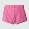 Jeansshorts i hög höjd för barn