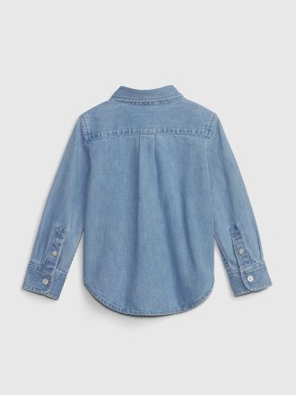Jeansskjorta för spädbarn och småbarn
