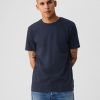 Jersey T-shirt med rund hals