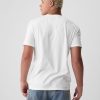 Jersey T-shirt med rund hals