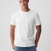 Jersey T-shirt med rund hals