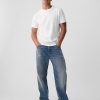 Jersey T-shirt med rund hals