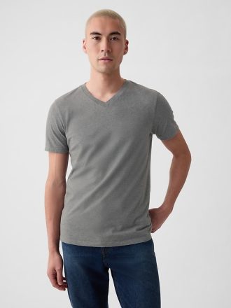 Jersey V-ringad T-shirt