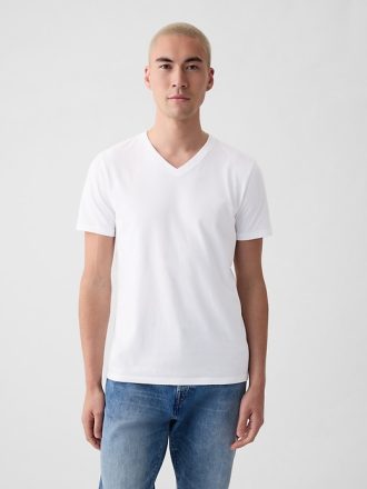 Jersey V-ringad T-shirt