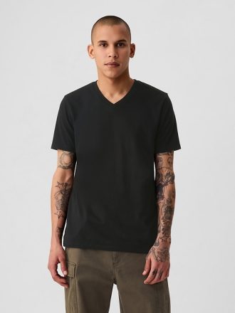 Jersey V-ringad T-shirt