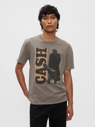 Johnny Cash Grafisk T-shirt