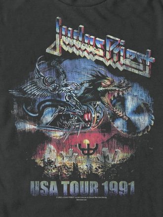 Judas Priest USA Tour 1991 Grafisk T-shirt