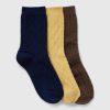 Kabelstickade sockor för barn (3-pack)
