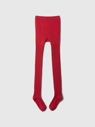 Kabelstickade tights för barn