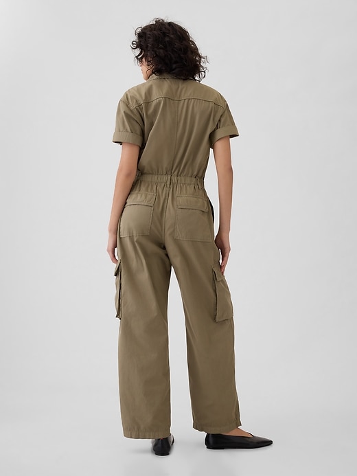 Khaki Utility Jumpsuit Khaki Utility Jumpsuit